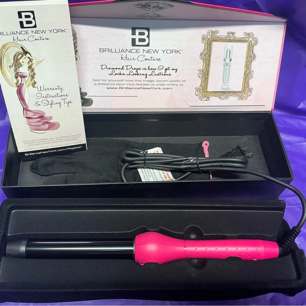 Hair Couture by Brilliance NY 1 in Curling Wand NIB‎ w tag